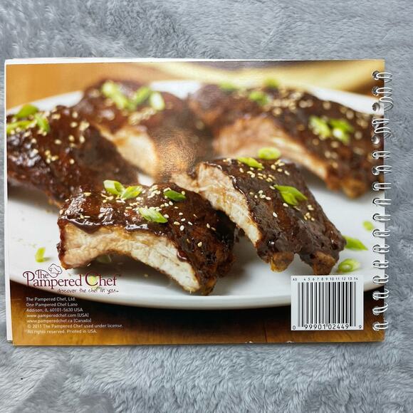 Pampered Chef Cookbook Dinner in Your Deep Covered Baker Spiralbound 6"x8" 2011‎ - Picture 2 of 9